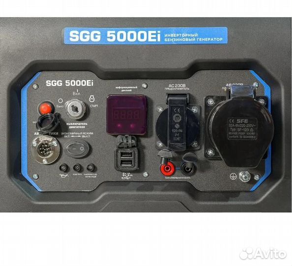 Инверторный бензогенератор тсс SGG 5000Ei 060040