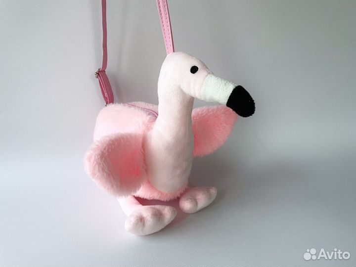 Сумка игрушка фламинго Sinsay