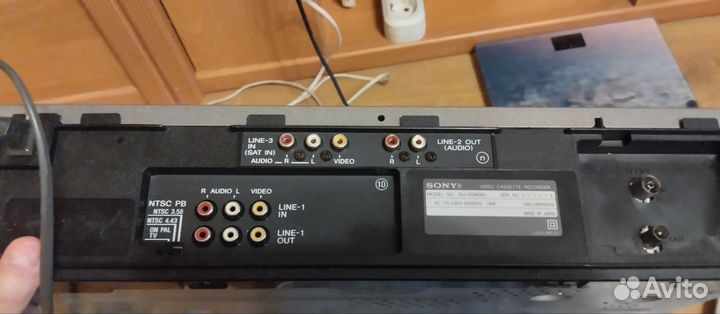 Видеомагнитофон sony slv-ED60MG