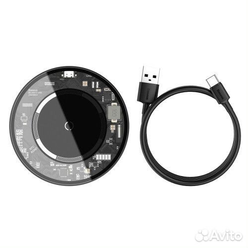Беспроводная зарядка 15W Baseus