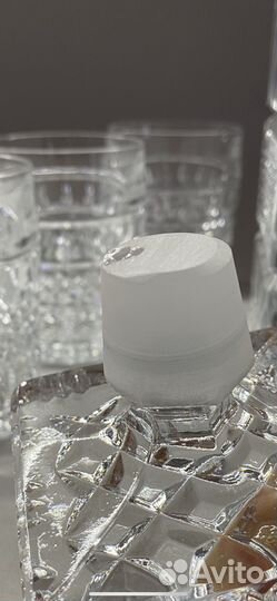 Штофы и графины богемия. Набор для виски