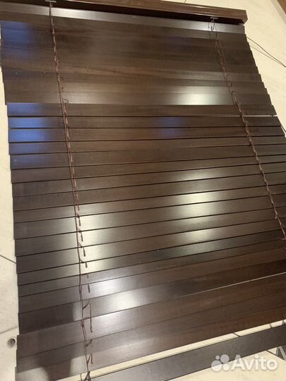 Жалюзи горизонтальные деревянные