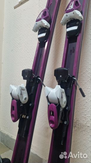 Горные лыжи, комплект с ботинками 41 размер