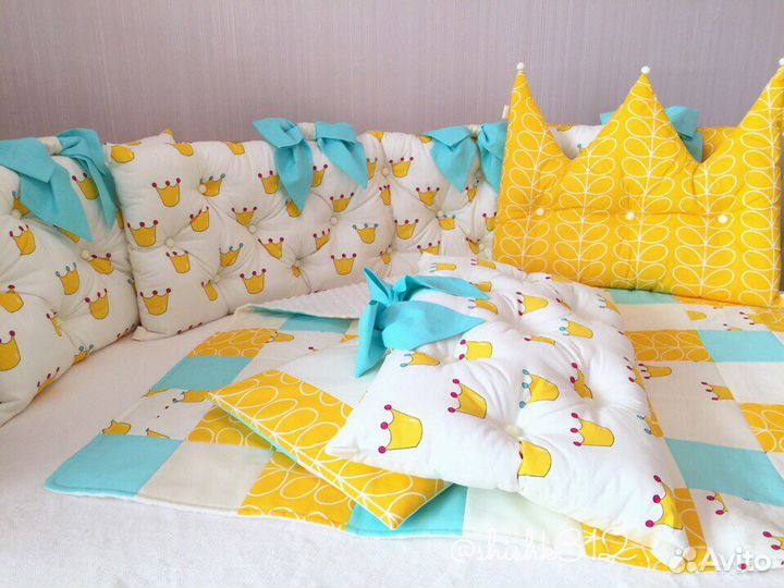 Комплект в кроватку для принцессы