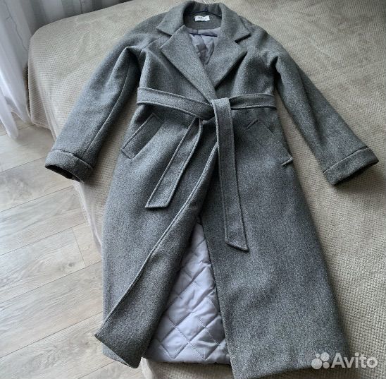 Пальто женское осень 44 утепленное