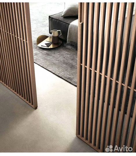 Раздвижные реечные перегородки