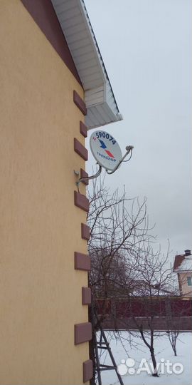 Установка антенн триколор, НТВ +, телекарта, МТС