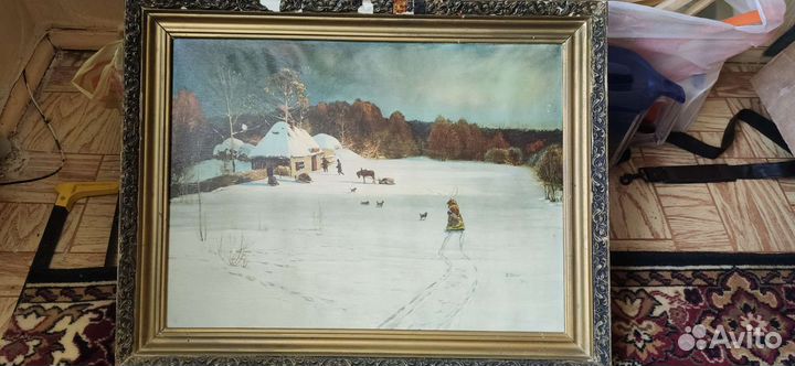 Картина Н. Н. Дубовской Зимнее утро