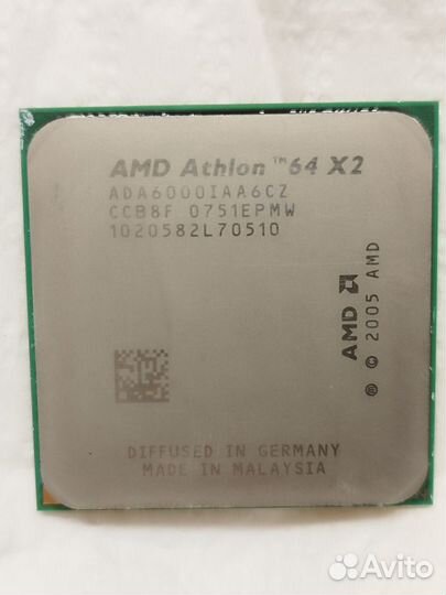 AMD Phenom II X4 955, Athlon 64 X2 6000+ процессор