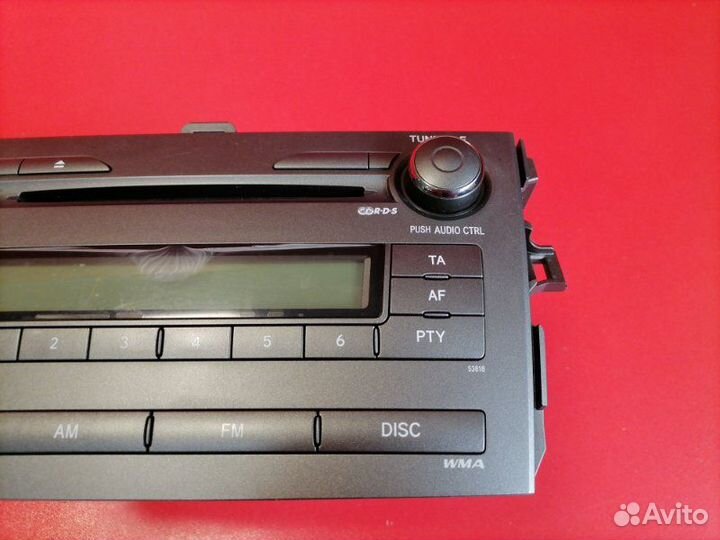 Магнитола Toyota Corolla ZRE151L 1ZR-FE 2007