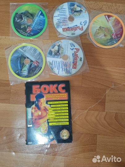 Рыбалка и бокс dvd диски