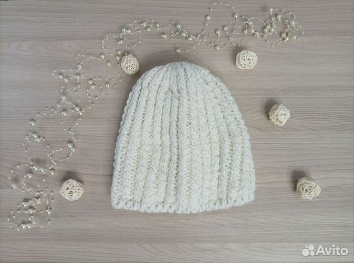 Шапка Solbi (Польша) вязаная с люрексом, р-р 56-58