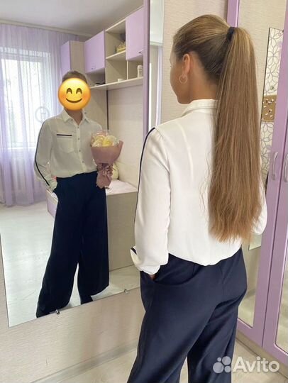 Блузка школьная 164