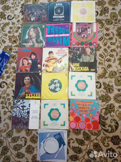 Виниловые пластинки 16 штук