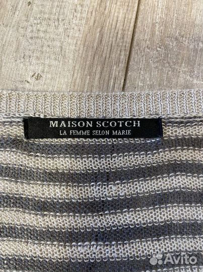 Кардиган льняной maison scotch