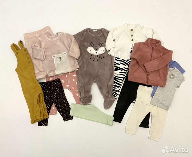 Пакет одежды для девочки 74-80