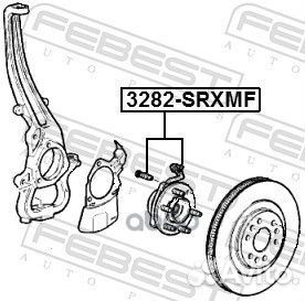 Ступица передняя 3282srxmf Febest