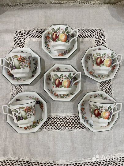 Чайный сервиз Johnson brothers, чайные пары