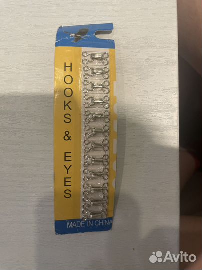 Крючки и петли для текстиля