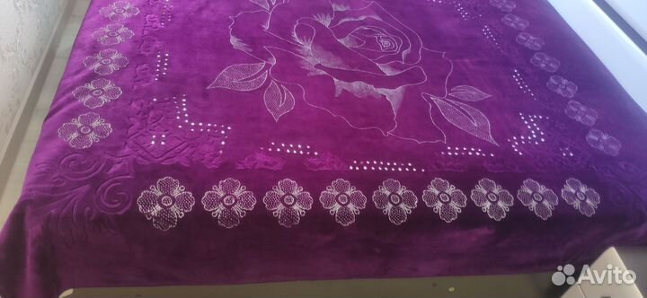 Плед покрывало 220 240, большой, теплый