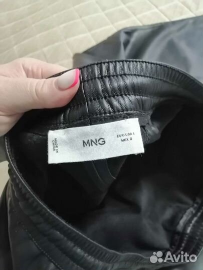 Брюки кожаные