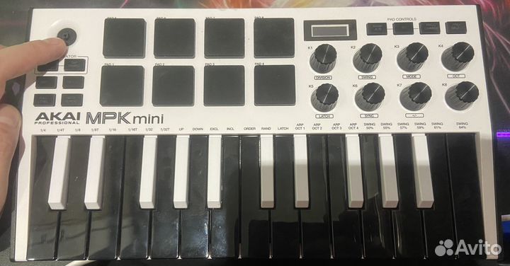 Midi-Клавиатура Akai Mpk Mini 3 Белая