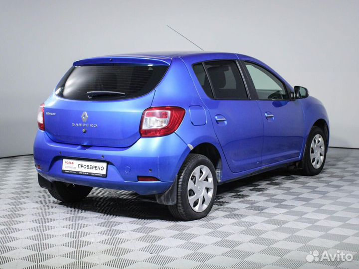Renault Sandero 1.6 МТ, 2016, 226 072 км