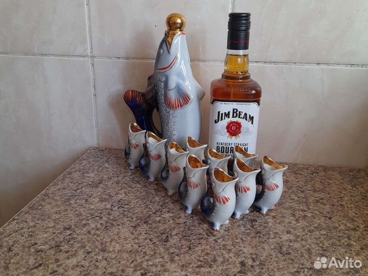 Графин с рюмками СССР