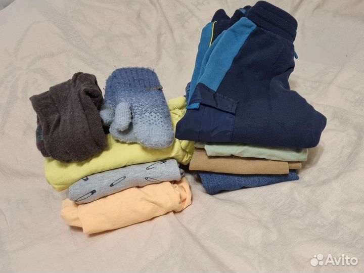 Вещи пакетом на мальчика 110 рост