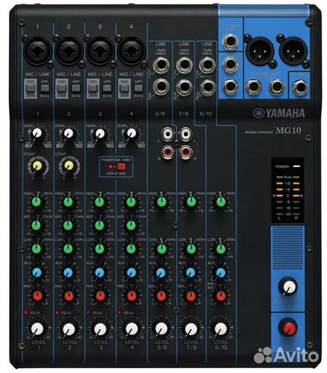 Микшерный пульт yamaha MG10 (Модель ZG66320)