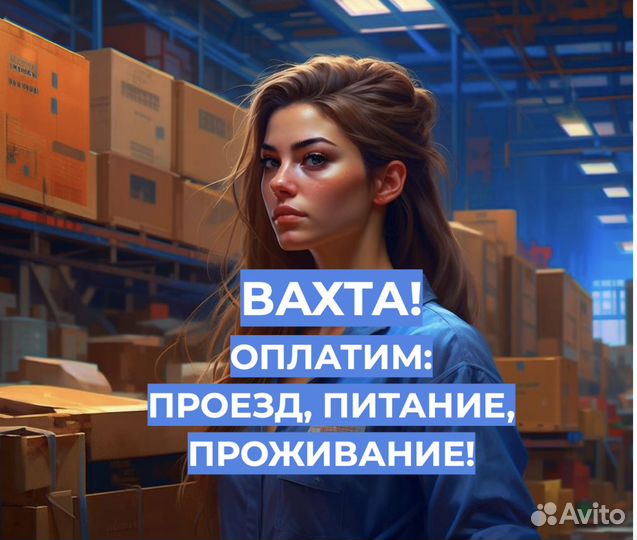 Вахта Фасовщик (От Нас: Проезд, Жилье, Еда)