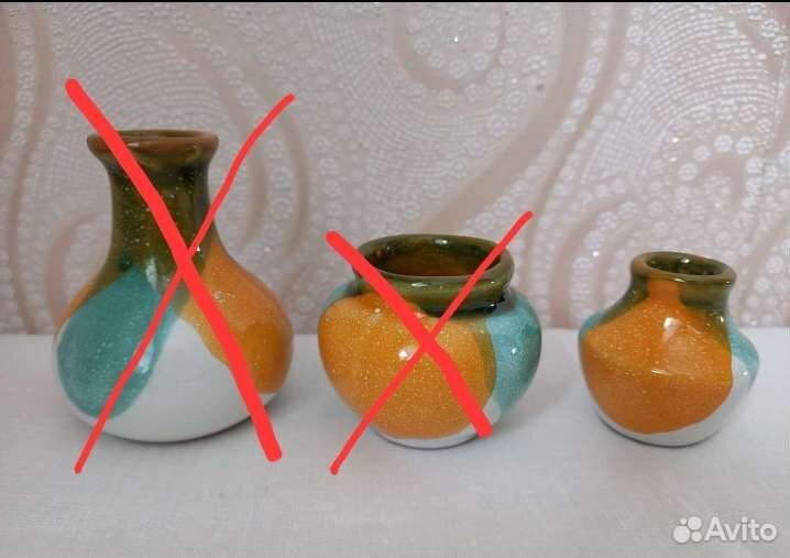 Керамические вазочки и горшочки