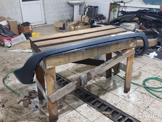 Юбка заднего бампера Mercedes GLA X156 W156 гла