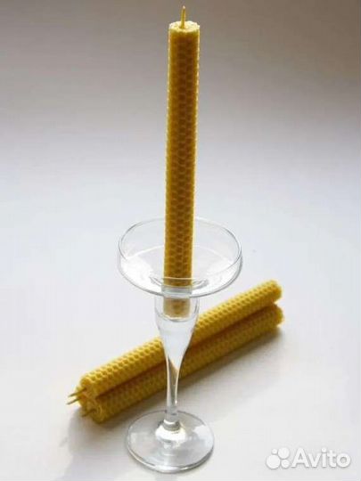 Свеча восковая столовая