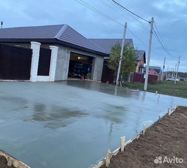 Фундамент/Бетонные работы/ Отмостка