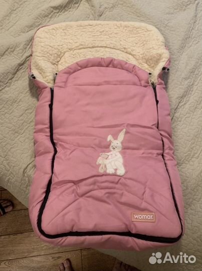 Конверт зимний на овчине womar