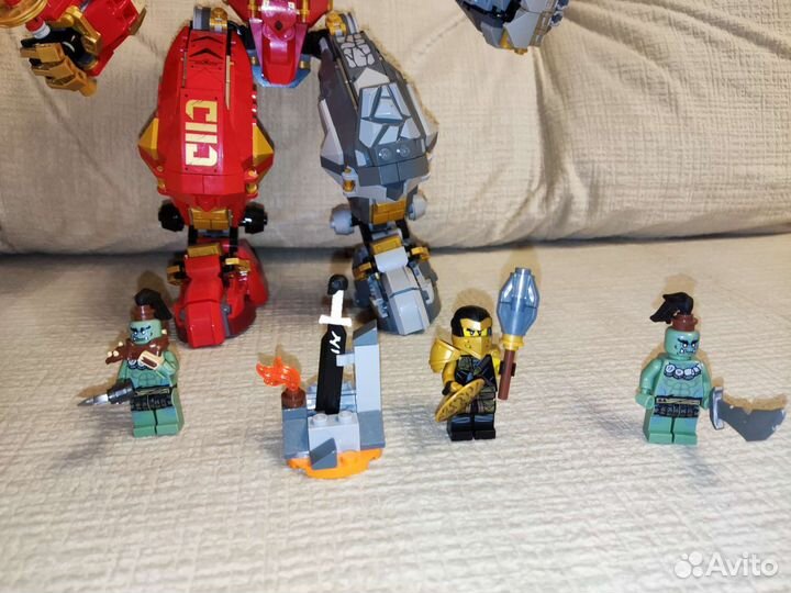 Lego Ninjago 71720 Каменный робот огня