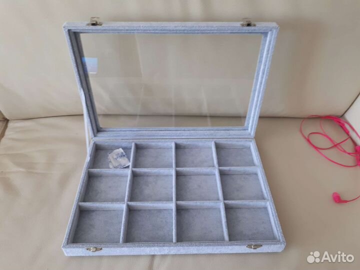 Шкатулка органайзер для брошей, колец, бижутерии