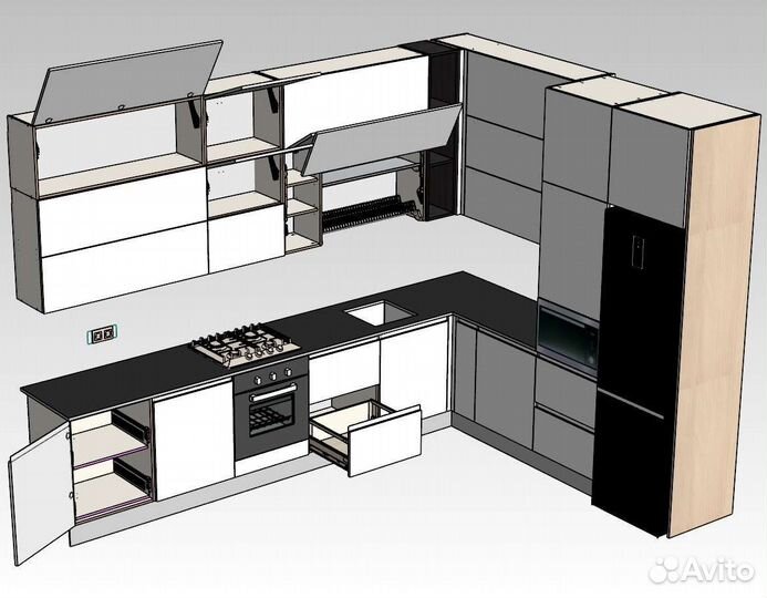 Проектирование, дизайн, деталировка мебели