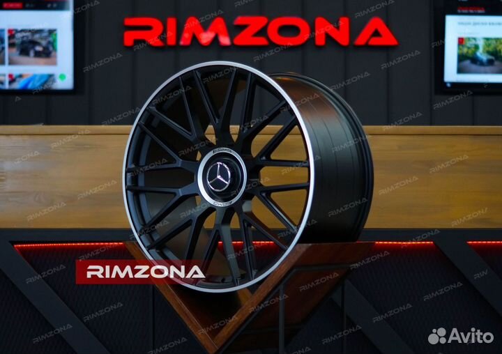 Кованые диски R22 на Mercedes C class