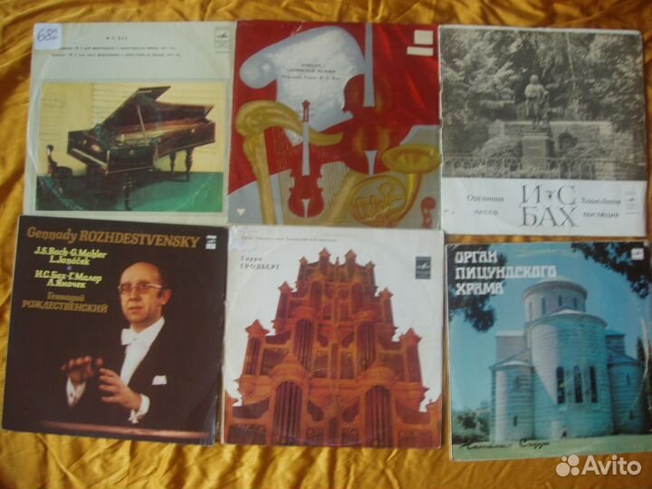 И. С. бах виниловые пластинки