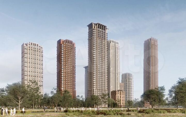 2-к. квартира, 65,7 м², 10/46 эт.