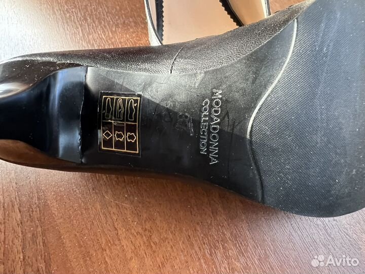 Туфли женские из натуральной кожи 37 размер