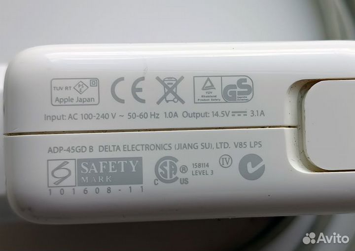 Блок питания для MacBook Air 45W A1374
