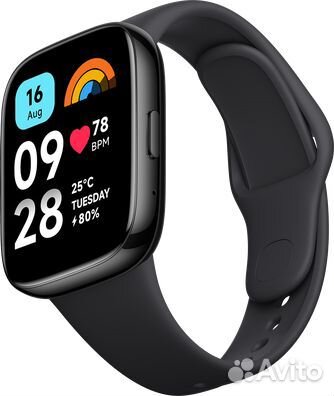 Xiaomi Redmi Watch 3 Active,черный