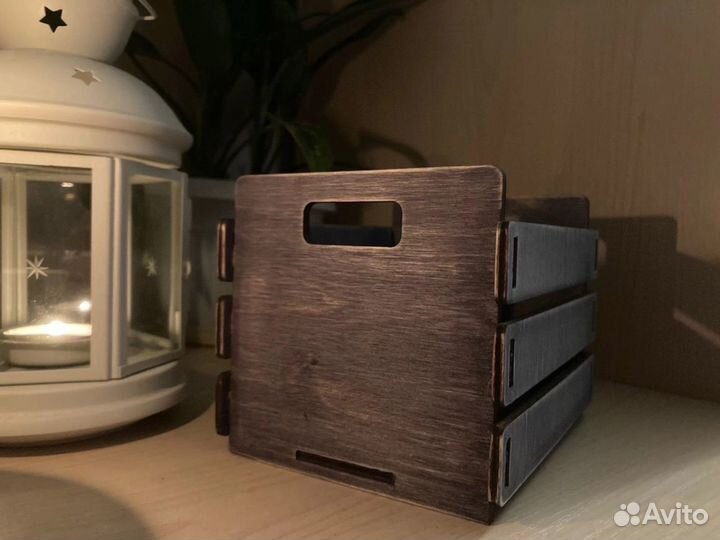 Декоративный деревянный ящик