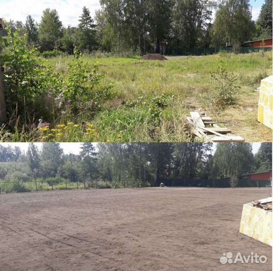 Расчистка участков. Снос домов. Спил деревьев