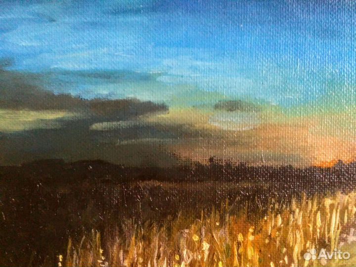 Картина с природной. Масло 18*24