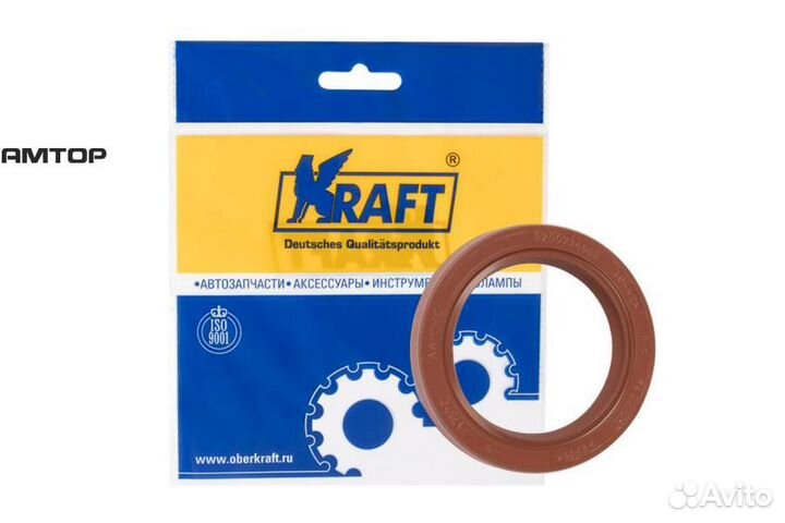 Kraft KT 885227 Сальник к/вала Renault Logan, Sand