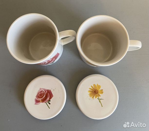 Кружка с крышкой. Новая